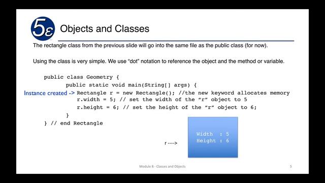 Intro to Java - Module 8 Objects and Classes смотреть онлайн