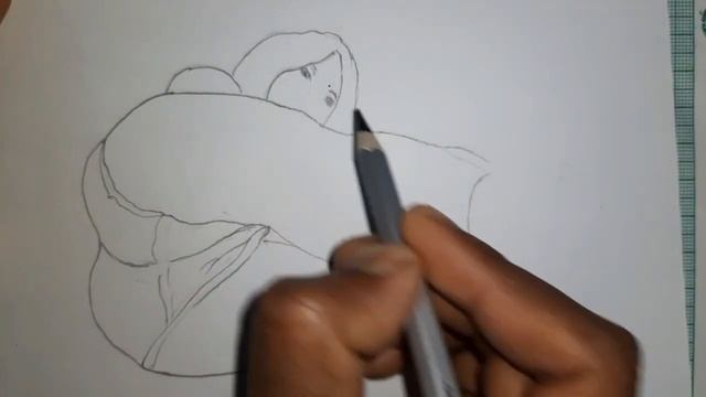 female sketch drawing | female figure drawing | Pencil sketch technique | 3x speed | #art #drawin смотреть онлайн