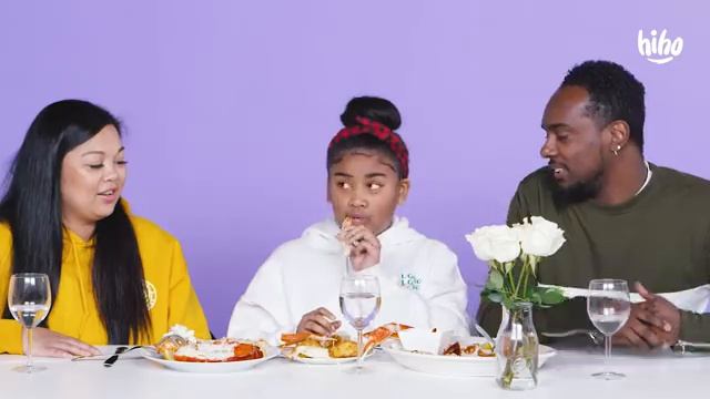 Kids Try Their Parents' First Date Meal | Kids Try | HiHo Kids смотреть онлайн