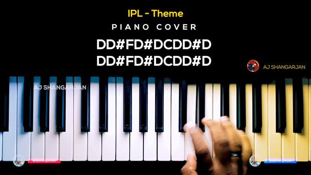 IPL - Theme Music Piano Cover with NOTES | AJ Shangarjan | AJS смотреть онлайн