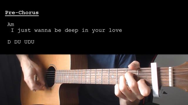 Maroon 5 - Sugar EASY Guitar Tutorial With Chords / Lyrics смотреть онлайн