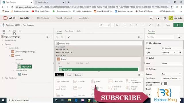 Oracle Apex Tutorial - 11 (Working with search Item (part-1)) смотреть онлайн