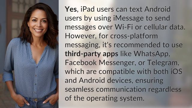 Can iPad users text Android users? смотреть онлайн