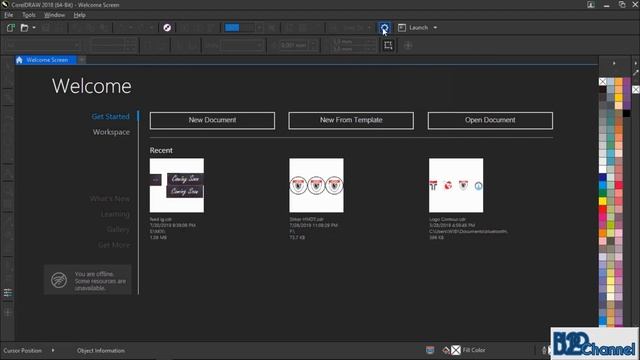 Dark Theme CorelDraw 2018 смотреть онлайн