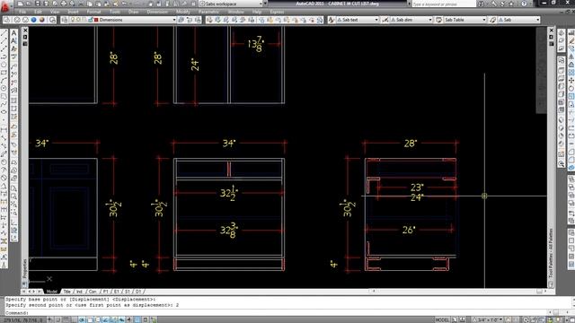 Base cabinet with cut list using table inside of AutoCAD смотреть онлайн