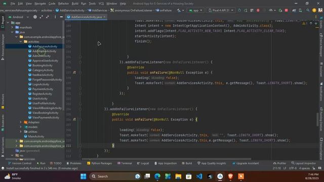 4-Android App for E service of a Housing Society смотреть онлайн