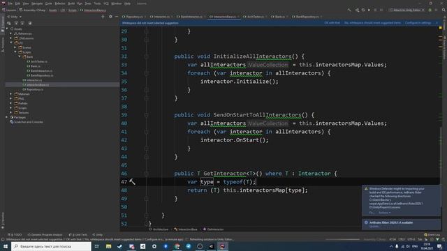 Архитектура проекта в Unity. Часть 2 смотреть онлайн