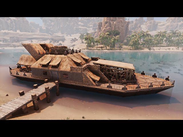 Conan Exiles Update 3.0 Age Of Sorcery - How To Build A Beginner Base. Ship. Battle Pass Season1