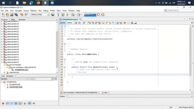 Java desde cero 2021 video 43: Métodos de la clase String matches y expresiones regulares, parte 1 смотреть онлайн