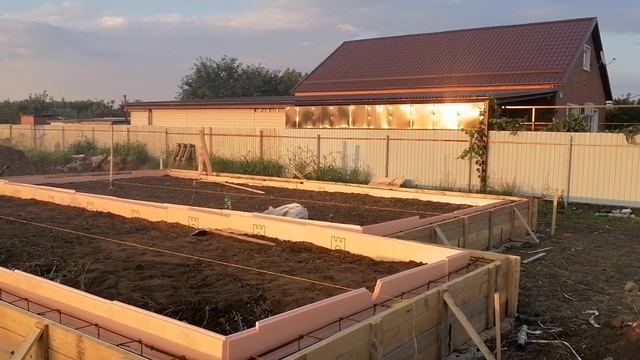 Фундамент дома из Арболит Блока, Переезд на Юг, Арболит Юг смотреть онлайн