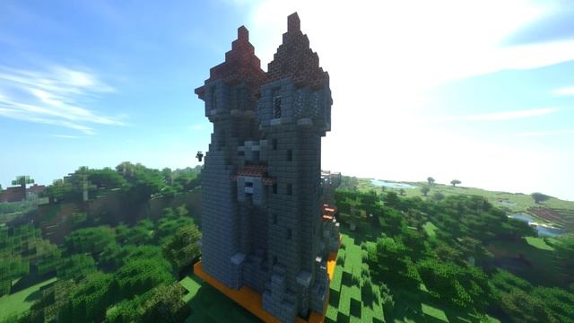 ? Minecraft: 16x16 Forest Castle Timelapse смотреть онлайн