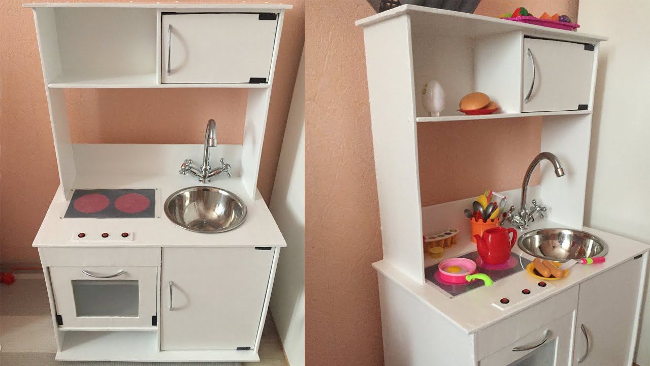 DIY Детская кухня своими руками / Children's kitchen смотреть онлайн