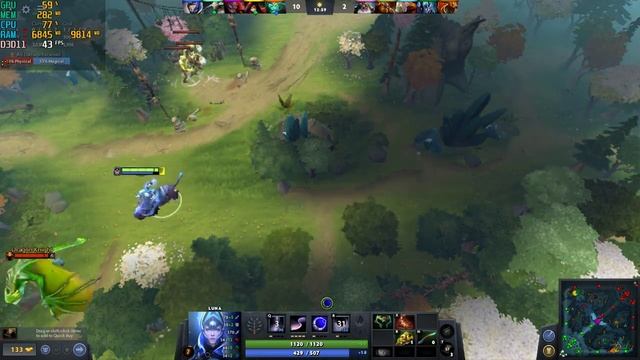 Dota 2 | INTEL PENTIUM N6000 | 8GB RAM | INTEL UHD GRAPHICS | January 2022 смотреть онлайн