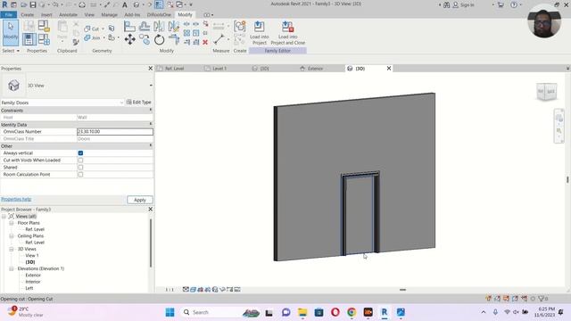 Step By Step Revit Architectural - BIM - Part - 005 ( How to Create Own Revit Door Family) смотреть онлайн