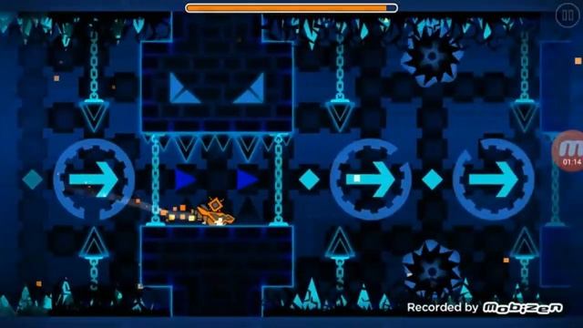 Blue hell - geometry dash- easy demon смотреть онлайн