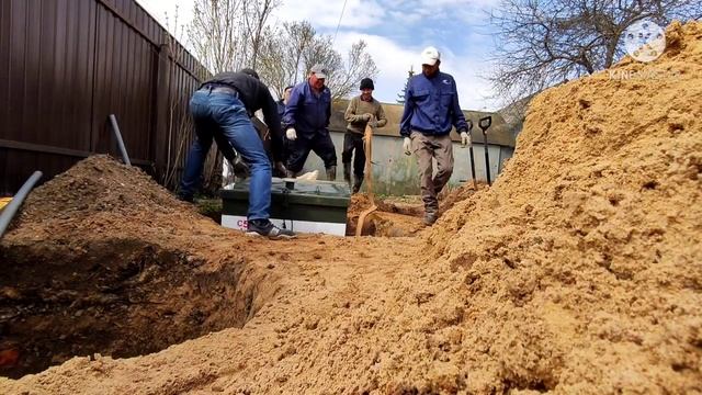 монтаж септика топас 5 лонг