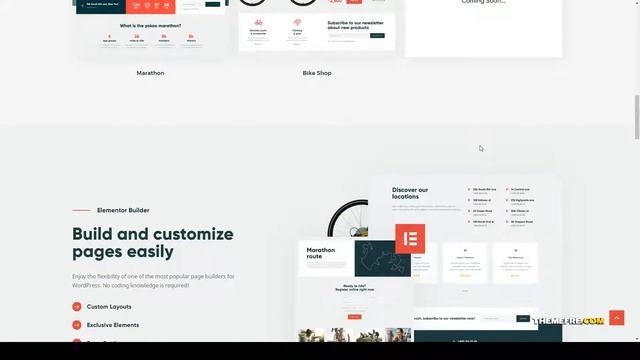 Yokoo - Bike Shop and Rental WordPress Theme bike sharing ecoomerce Build Website смотреть онлайн