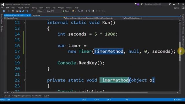 call method every 5 seconds in c# смотреть онлайн