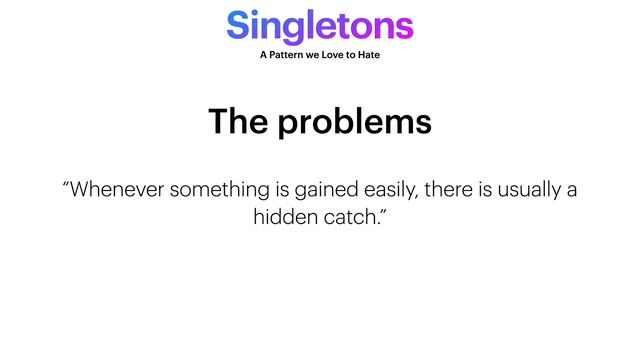 Singleton - A pattern we Love to Hate смотреть онлайн