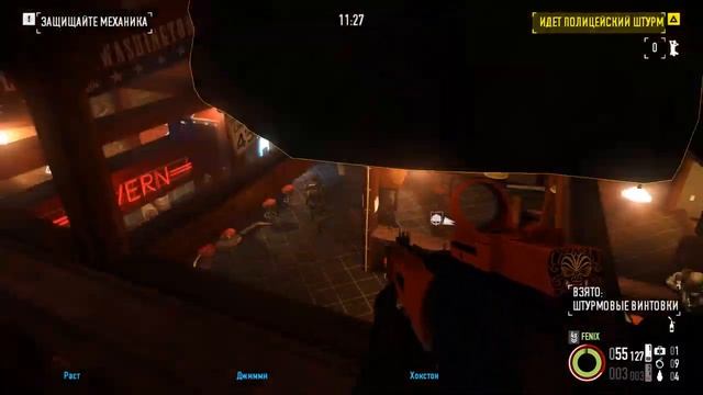 Payday 2-Прохождение-Ограбление байкеров, хаос, вся добыча №58