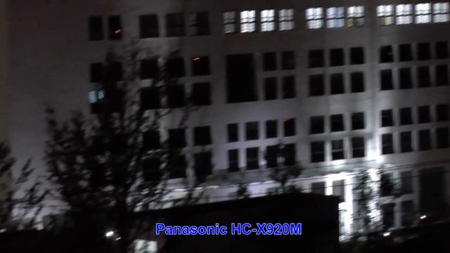 Panasonic HC X900M vs HC X920M outdoor night shoot смотреть онлайн