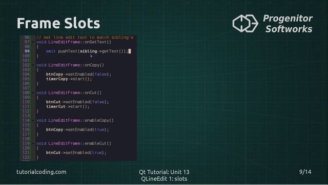 Qt Tutorial: Unit 13, QLineEdit 1, Slots смотреть онлайн
