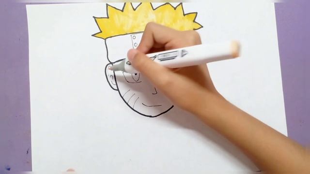 Наруто Узумаки // How to draw Naruto #anime #аниме #анимэ смотреть онлайн