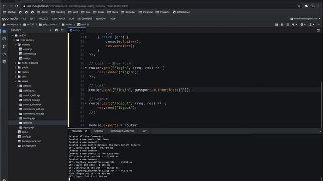 Full Stack Web Developer Course: 13_13 - YelpClone: Log In and Log Out смотреть онлайн