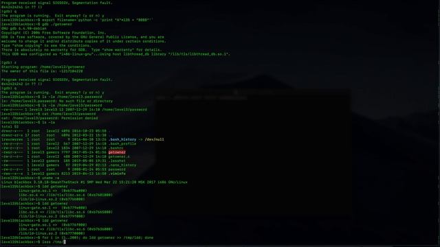14. Эксплойтим buffer overflow с защитой ASLR и NX смотреть онлайн