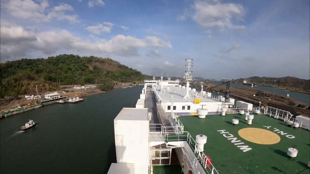 Panama Canal 2023 Full Transit Timelapse l Полное Прохождение Панамского Канала Таймлапс RoRo Vesse смотреть онлайн