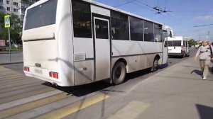 автобус кавз 4235-61 ( 2018 г.в ), х575хо174, маршрут служебный