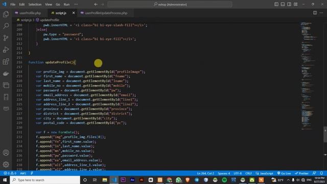Profile Updating Process | eShop Project | Java Institute смотреть онлайн