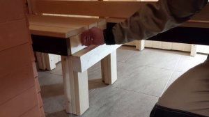 Выдвижной полок в бане