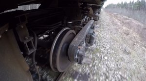 [GoPro] Тележка грузового вагона ЦНИИ-Х3-0 1 / Freight car bogie 1