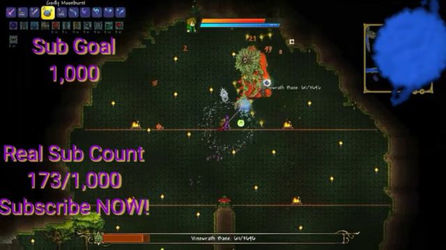 Fighting a Living Thorn Bush-Terraria Spirit Mod Episode 4 смотреть онлайн