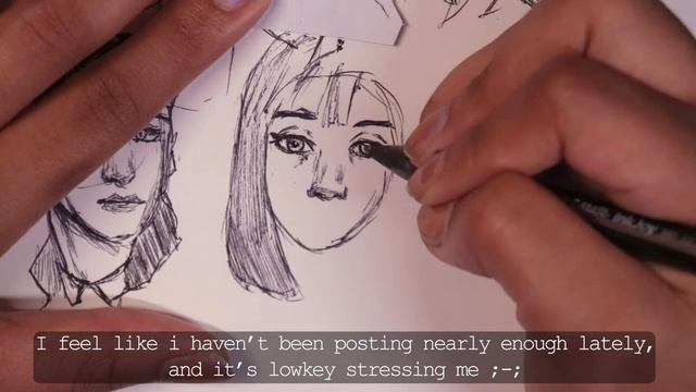 Sketching People and Starting an Art Challenge | Silent Studies Session #4 смотреть онлайн