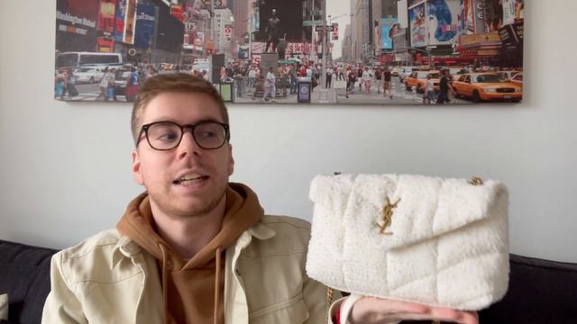 SAINT LAURENT TWEED TOY LOULOU PUFFER - YSL UNBOXING смотреть онлайн