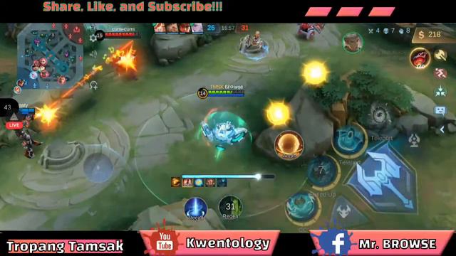 Playing new hero Chip Mobile Legends gameplay emblem build how to rotate смотреть онлайн