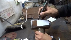 Глубокое травление рисунка на металле. Делаю новый молот из старого, ржавого советского.