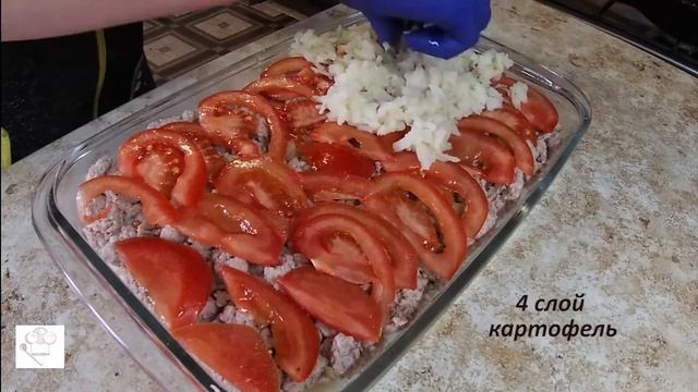 Картофельная запеканка с фаршем в духовке смотреть онлайн