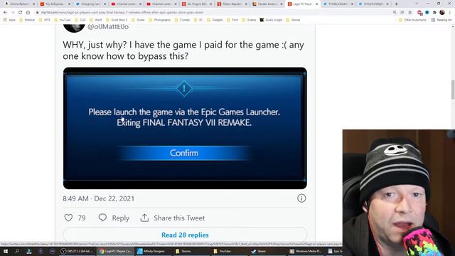 Final Fantasy VII Remake Requires Internet On Epic Games смотреть онлайн