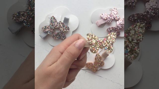 Заколки-уточки для волос бабочки чешуя золото смотреть онлайн