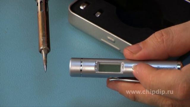 Миниатюрный пирометр-термометр Velleman DVM002 смотреть онлайн