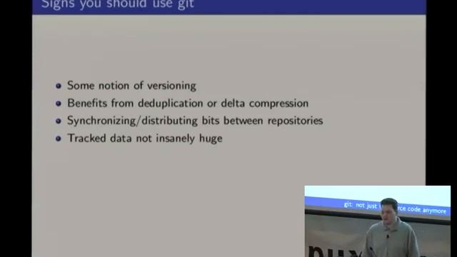 Git: not just for source code anymore смотреть онлайн