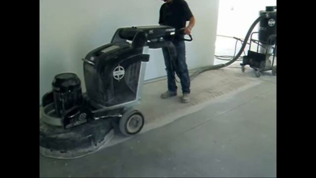 Шлифовка бетонного пола HTC 800