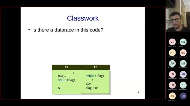 L11 Data Race and Synchronization смотреть онлайн