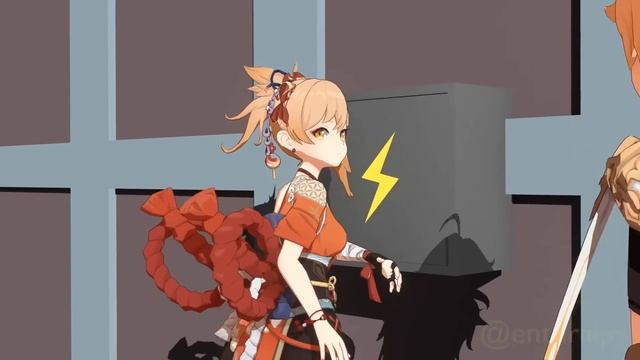 a bunch of genshin impact voice actors play among us animations смотреть онлайн