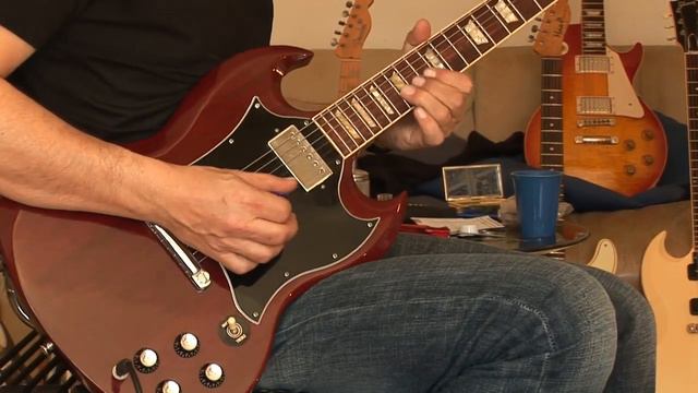 1995 Gibson SG Std. Reissue смотреть онлайн