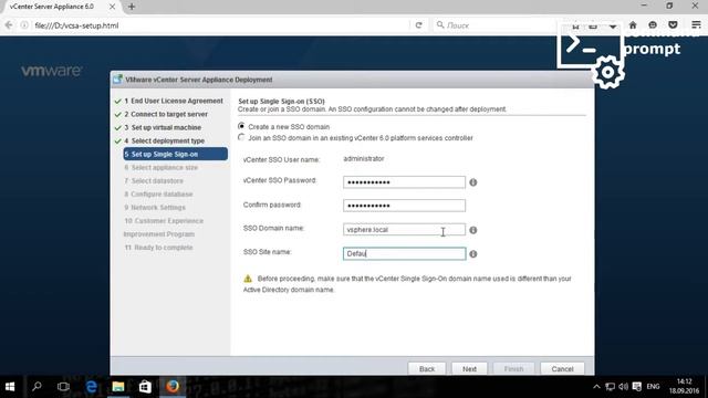 Установка, развертывание VMware vCenter Server Appliance (vCSA) 6.0.0 U2 смотреть онлайн