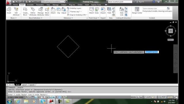 AutoCAD II 24-13 Rotating Blocks смотреть онлайн
